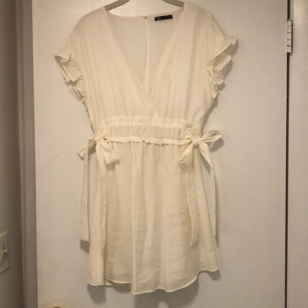 Zara white dress